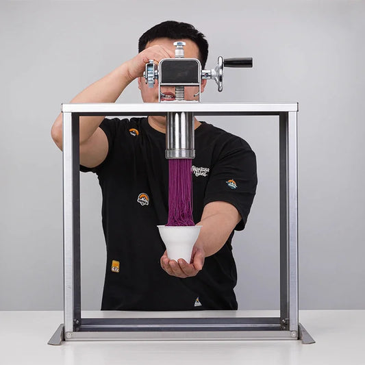Hand Crack Japan Mont Blanc Ice Cream Maker Matha Gelato Noodle Maker Machine Matcha Mont Ice Cream Tool