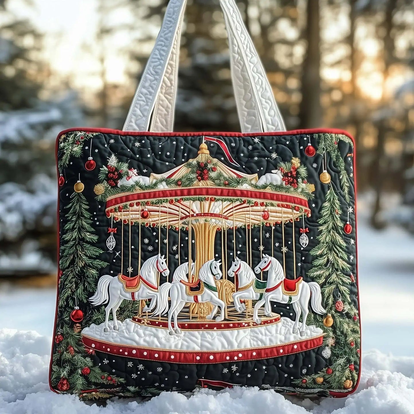 3D Printed Quilted Tote Bag Shopping Bags Gifts elegant Shoulder Bag fashion Handbag Travel Sport Bag Beach Hiking Camping