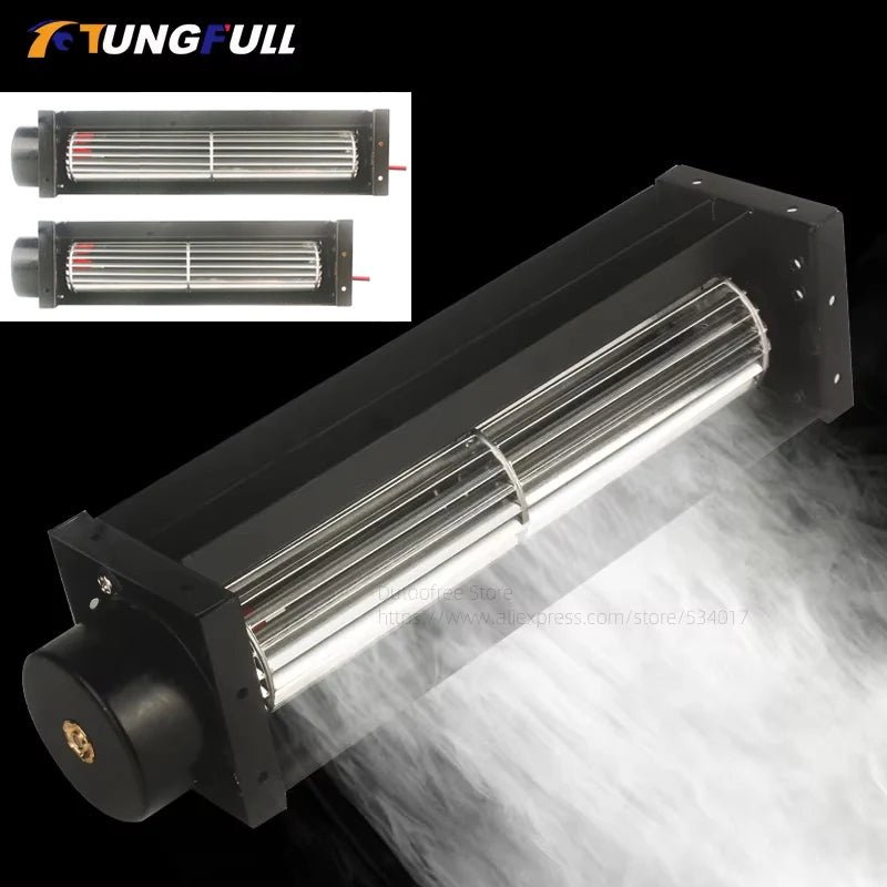 Cross Flow Fan DC12V/ 24V Small Drum Fan Crossflow Cooling Fan Airflow Crossflow Ventilation Crossflow Fan Small Blower