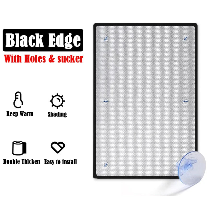 Home Windows Sunshades Anti-UV Aluminum Foil Shading Screen Sunshine Room Shading Board Keep Warm Film Balcony Privacy Pad