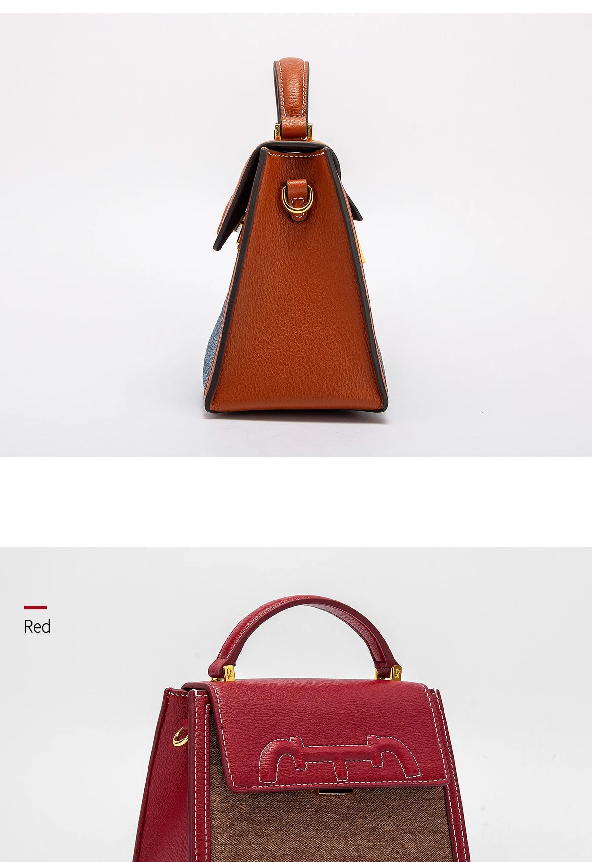 Women’s Denim Shoulder Bag – Simple Saddle Style Trendy flip square design with a casual denim look. Versatile and perfect for everyday wear.