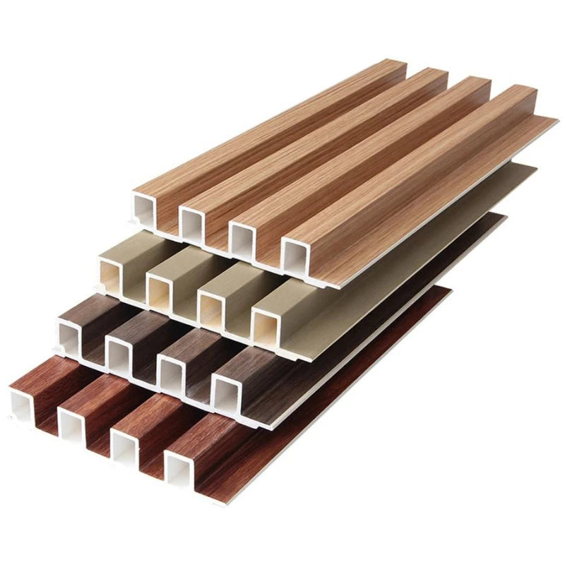 Outdoor WPC Wall Panel 24x48 Inch UV Resistant & IP68 Waterproof, Fireproof Exterior Cladding for Facade/Balcony, Snap Lock Syst
