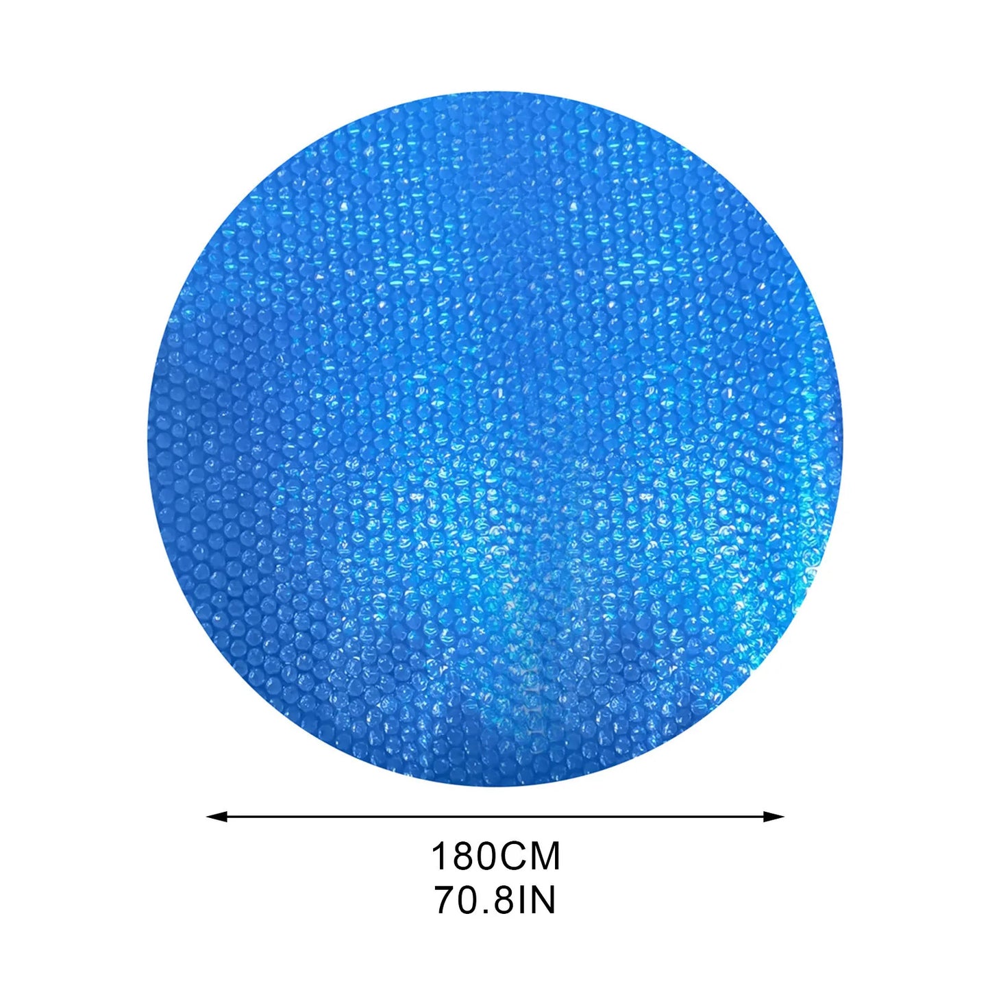 Above Ground Pool Solar Cover Heat Insulation Blanket Cover for Swimming Pool Protective Round Thermal Blanket with Heart-Shaped