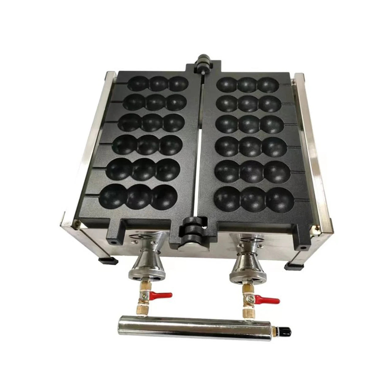 Gas Type  Lolly Waffle Sticks Machine Sugar-coated Haws Shape Waffle Maker Takoyaki Ball Grill