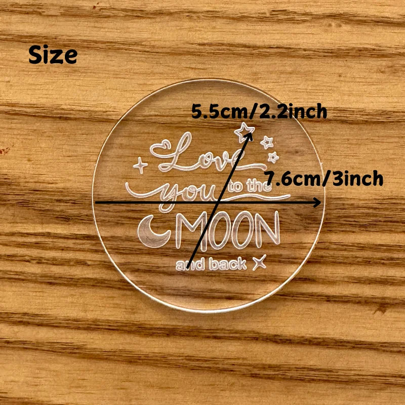 Baby Birthday Party  Acrylic Cookie Emboss, Baby Boy Baby Girl Cookie Stamp, Wild One Fondant Mold Cake Mould Baking Tool
