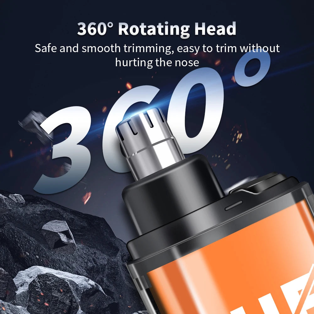 HIENA Electric Nose Hair Trimmer Rechargeable Mini Pocket Nose Ears Hair shaving Eyebrow Trimmers Clipper Wet and Dry haircut
