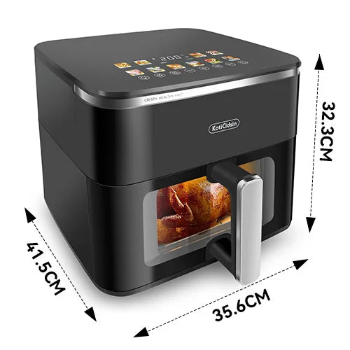 Air Fryer-KOTICIDSIN-KotiCidsin - 11L-2000W-touch screen with visible window