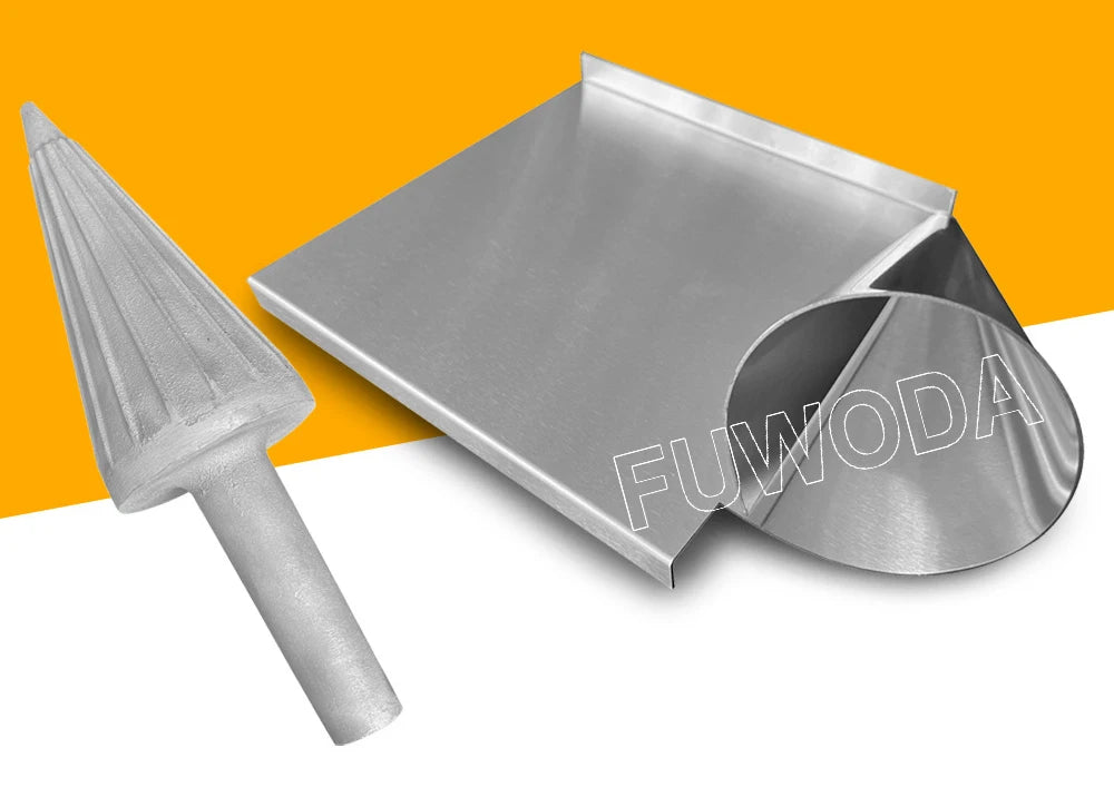 Small / Big Ice Cream Cone Maker Crispy Waffle Cone Gelato Cone Mold Ice Cream Cone Making Machine