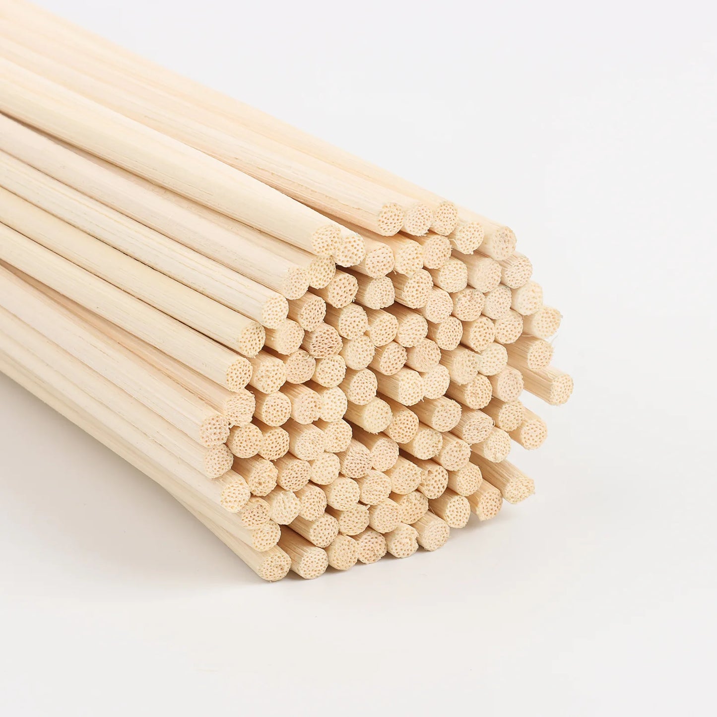 1000PCs Aroma Rattan Sticks Reed Diffuser Wood Color Eco-Friendly Home Fragrance Absorbing Stick Dia3/4/5 Length 40/30/25/22cm