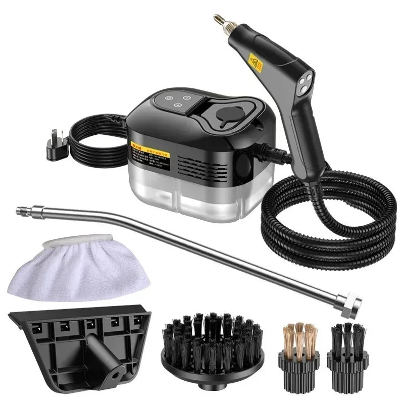 2500W High Pressure Steam Cleaner High Temperature Washing Machine for Home Air Conditioner Kitchen Hood Car Floor Cleaning Use