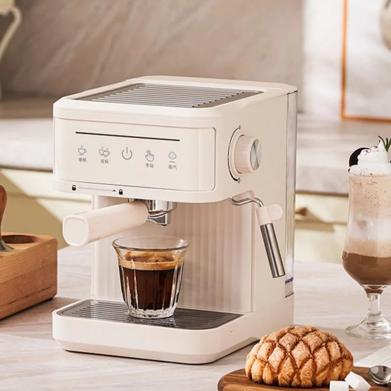 Semi-automatic Italian Espresso Coffee Machine Home Office Coffee Maker Milk Foam Frothing Coffee Machine