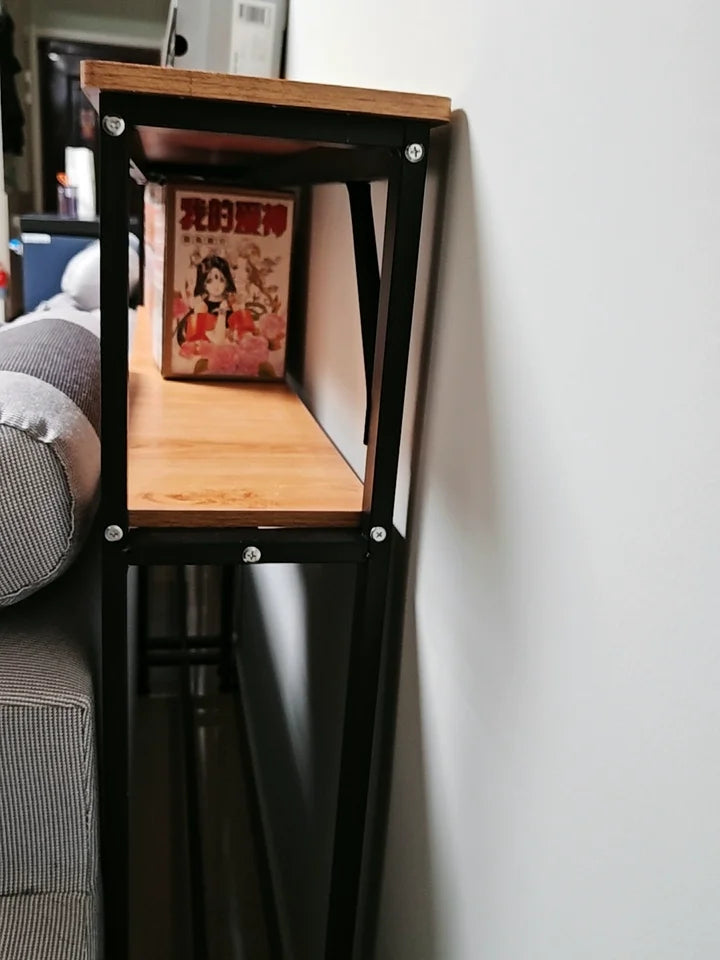 Rear Sofa Gap Table Narrow Side Table Multi-functional Living Room Long Partition Rack Bed Tail Storage Space-Saving Furniture