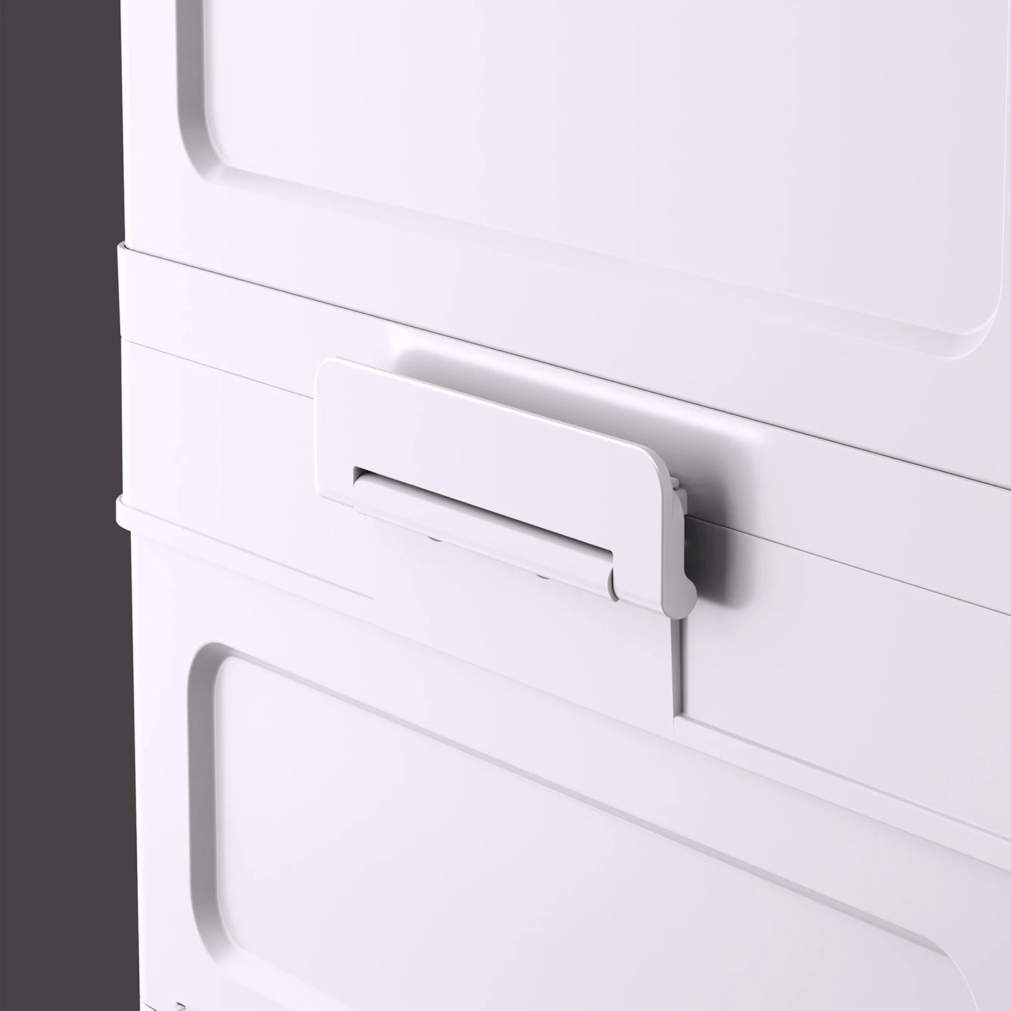 1/2/3/4/5 Layer Folding Storage Cabinet Storages Cabinet Waterproof Dustproof With Swivel Wheel Kitchen Bedroom Living Room