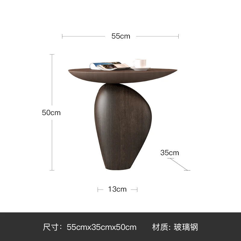 Creative Cobblestone Side Table – Nordic Style Unique, modern design perfect for living rooms, bedrooms, or sofa corners. Stylish coffee/tea table for home décor.