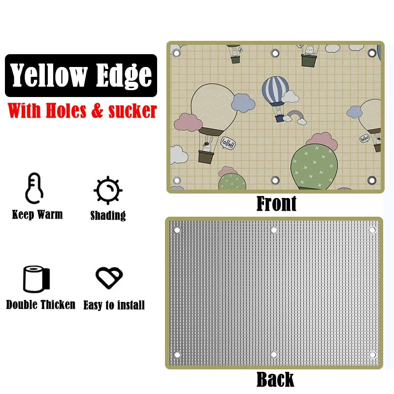 Home Windows Sunshades Anti-UV Aluminum Foil Shading Screen Sunshine Room Shading Board Keep Warm Film Balcony Privacy Pad
