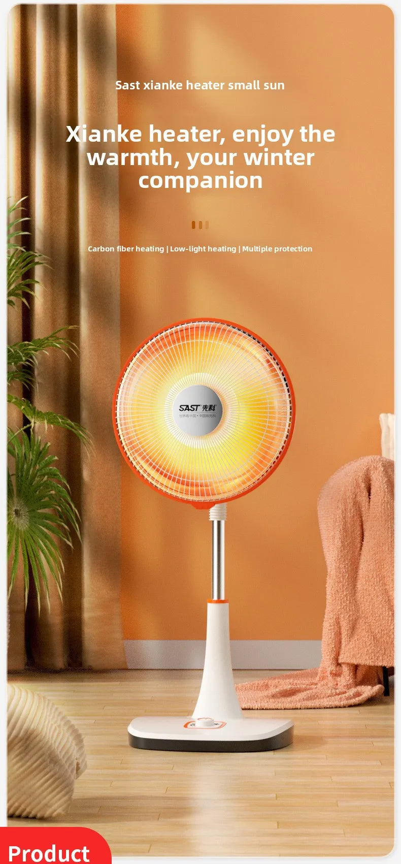 Portable Electric Patio Heater Outdoor Energy Efficient Rapid Heating Silent Compact Camping Balcony Brasero Fire Pit Aquecedor