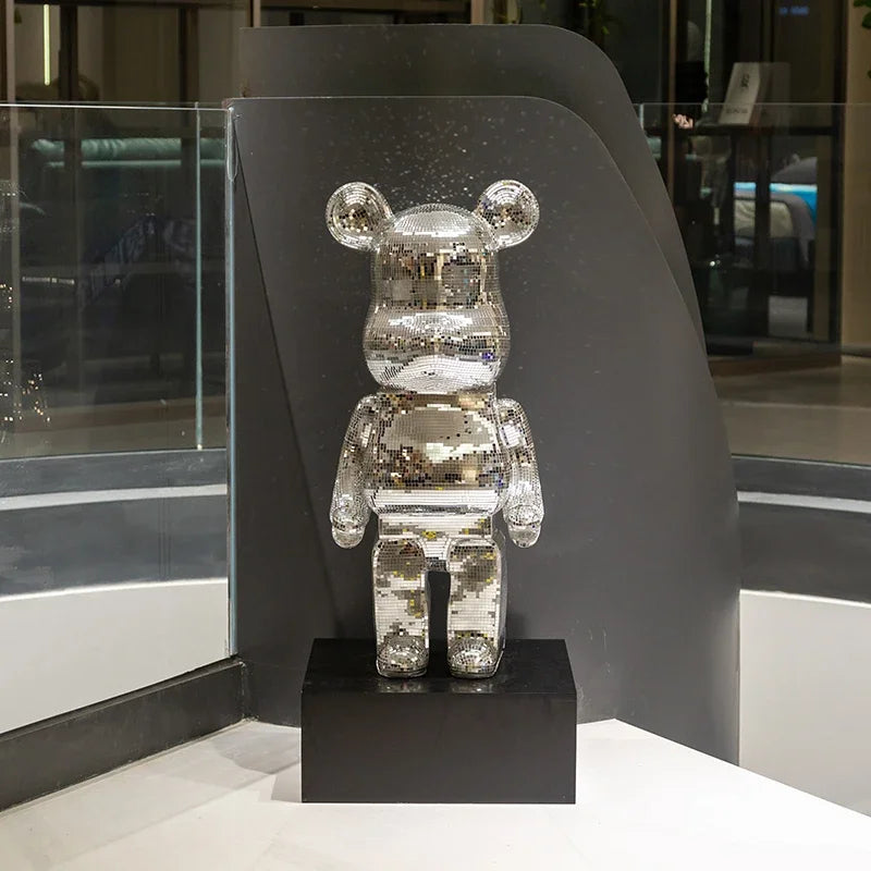 Violent Bear Standing Decoration - Big Piggy Bank for High-End Living Room, Sofa Side Decorative Item, Home Furnishing Ornament