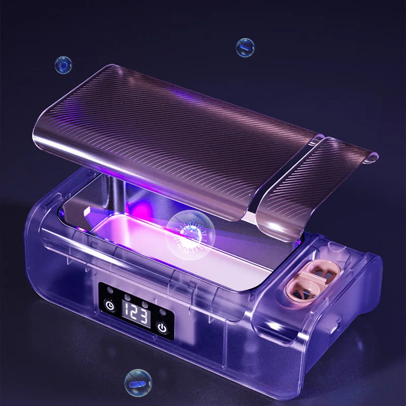 Xiaomi MIJIA Ultrasonic Glasses Cleaning Machine Screen Display Ultrasound Jewelry Denture Cleaner High Frequency Ultrasonic
