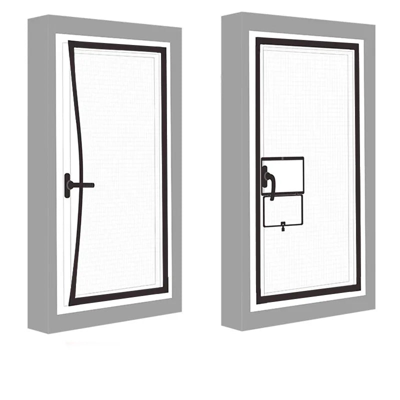 Screen accessories, magnetic installation, window opening accessories, DIY installation,