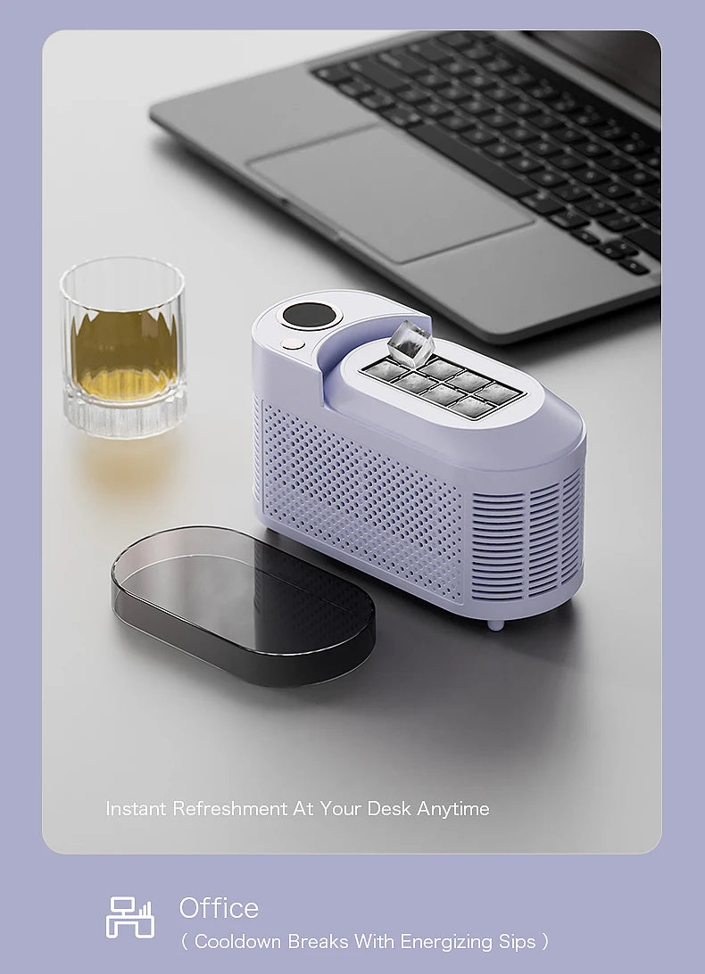 Portable Small Ice Maker Mini Convenient Home Dormitory Office Camping Car Cube Ice Automatic Ice Making Box ice machine 220V