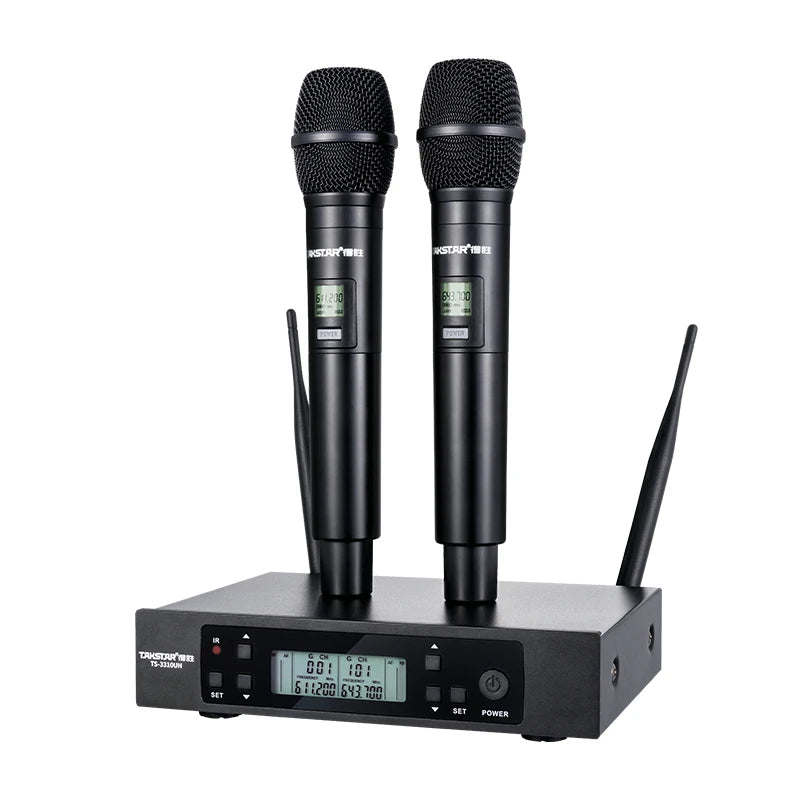 Takstar TS-3310UH Wireless Microphone UHF integrated circuit KTV Conference Home Entertainment Outdoor Performance