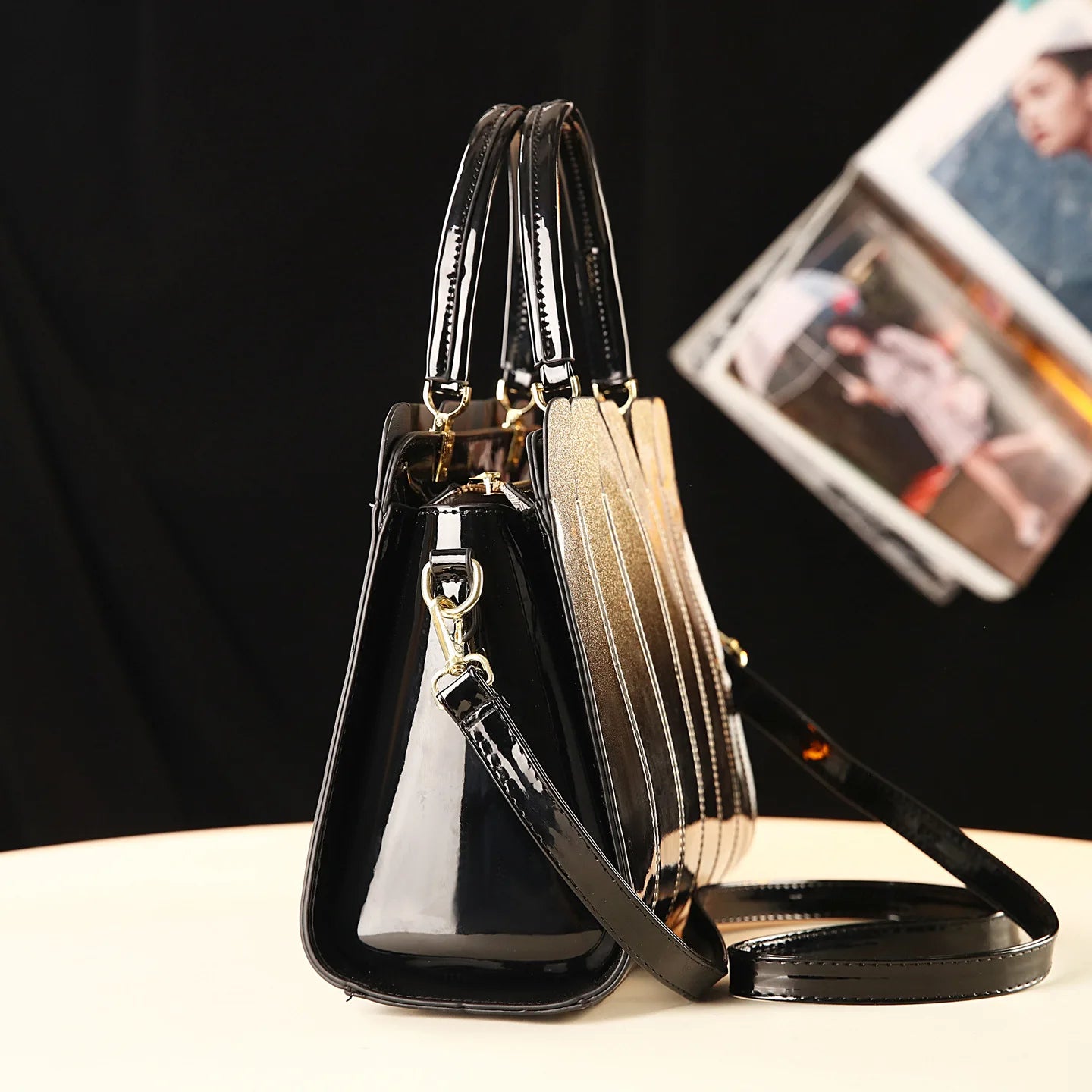 Leather Women’s Handbag Versatile Shoulder & Crossbody Crafted from smooth, bright leather with a stylish design. Comfortable, elegant, and perfect for everyday use.