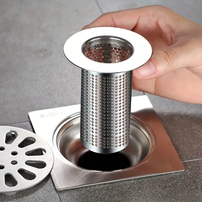 1pc Drain Filter , Bathroom Sink & Shower Drain Catcher, Suitable for Kitchen and Bathroom Drain Protection