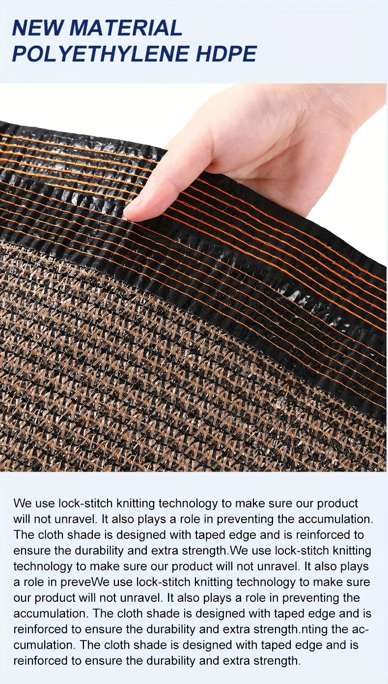 Garden Shade Cloth with Grommets Shade Cloth Sun Shade Fabric Shade Cover for Patio Garden Pergola Shade Cover Canopy Greenhouse