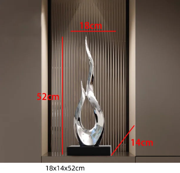 Marble Base Resin Sculpture Fenghshui Decoration Housewarming Gifts Home Livingroom Ornaments Office Study Accessories Crafts