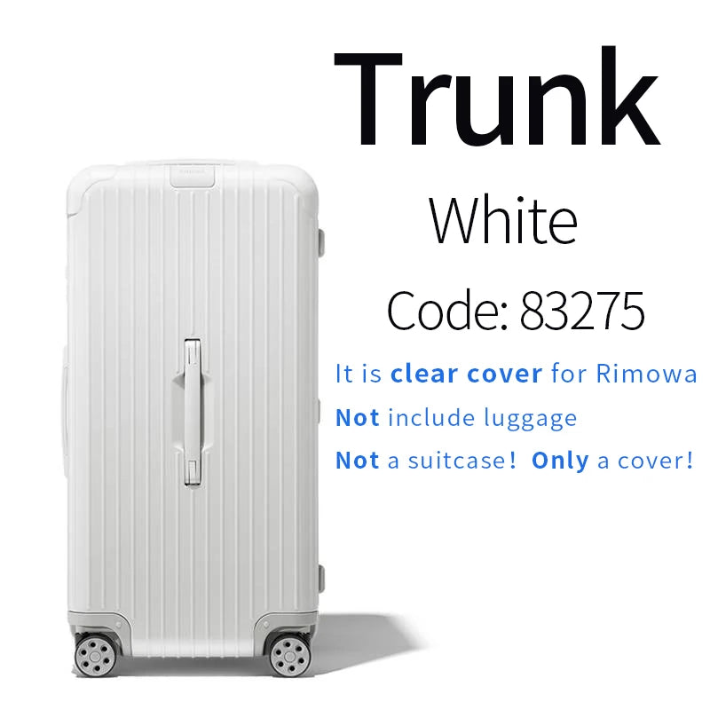Transparent Cover Applicable for Rimowa Essential Suitcase Protective Cover Clear Trunk Plus 31 33 Inch Rimowa Luggage Cover