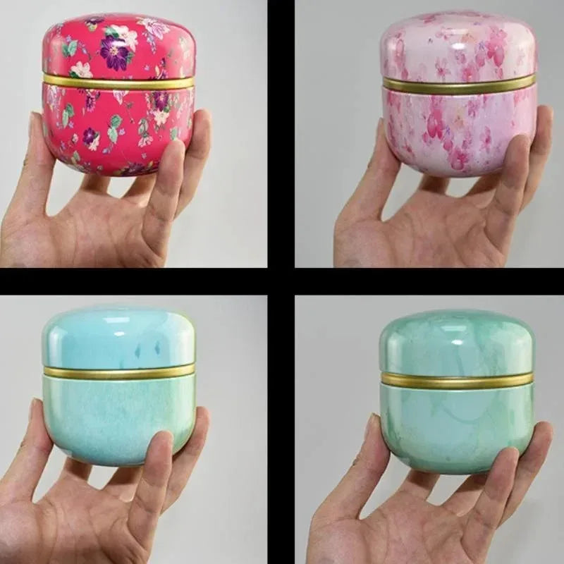 Tea Storage Kitchen Tea Box Jar Storage Holder Sweetmeats Candies Cans Teaware Tea Caddies Containers Multi-purpose Storage Box