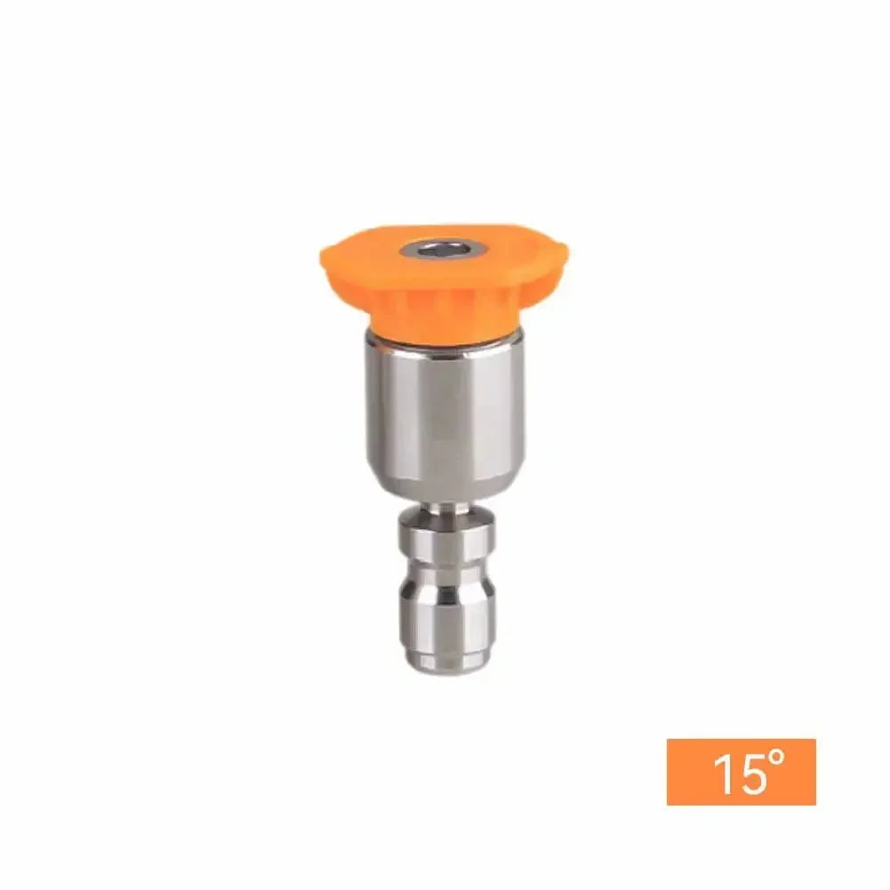 360° Rotatable Pressure Washer Nozzle Tips Kit for 1/4 Quick Connect 4000 PSI Multiple Degrees 0 15 25 40 Degree Spray Nozzles