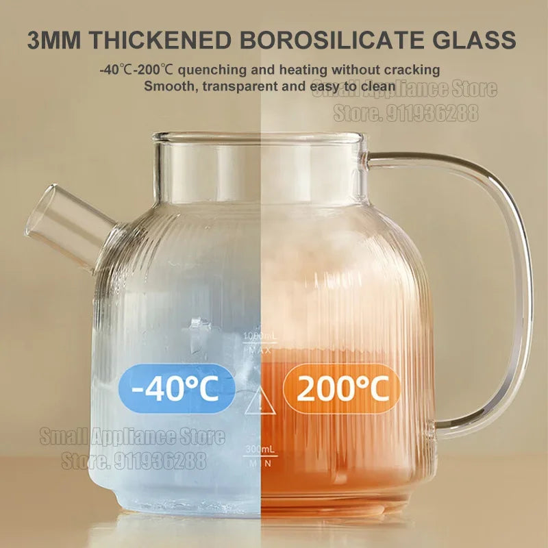 OIDIRE 220v Glass Electric Kettle Health Preserving Pot Tea Maker With Filter Reservation Temperature Adjustable Multi Cooker