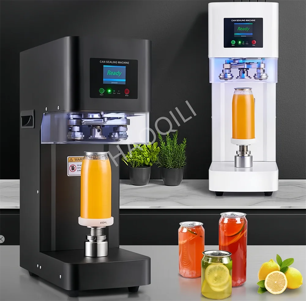 Commercial Can Sealing Machine 330/500/650ml Can Sealer 55mm Caliber Milk Tea Beverage Bottle PET Aluminum Bottle