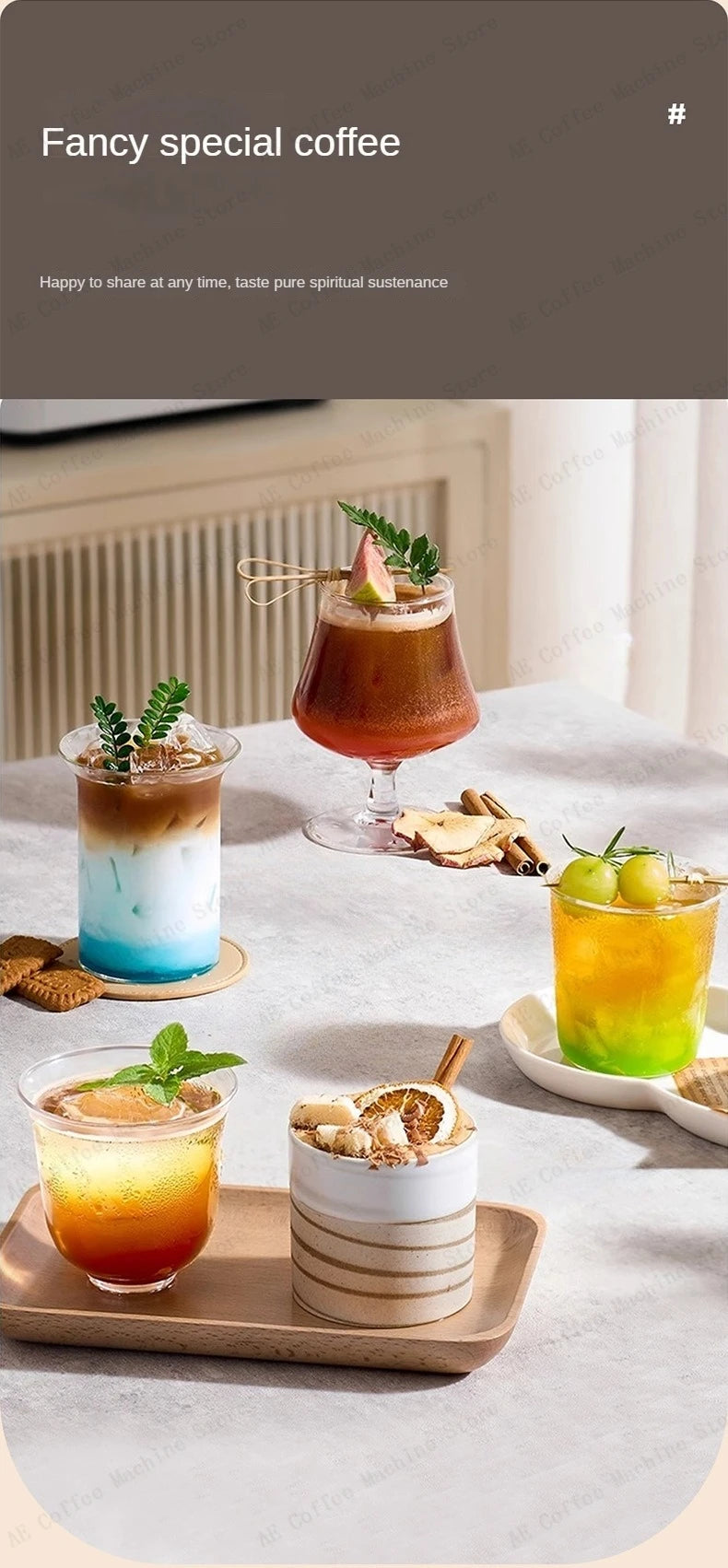 Semi-automatic Grinding and Extraction Espresso Machine, Steam milk espresso coffee machine, Can Extract Cold/hot Coffee