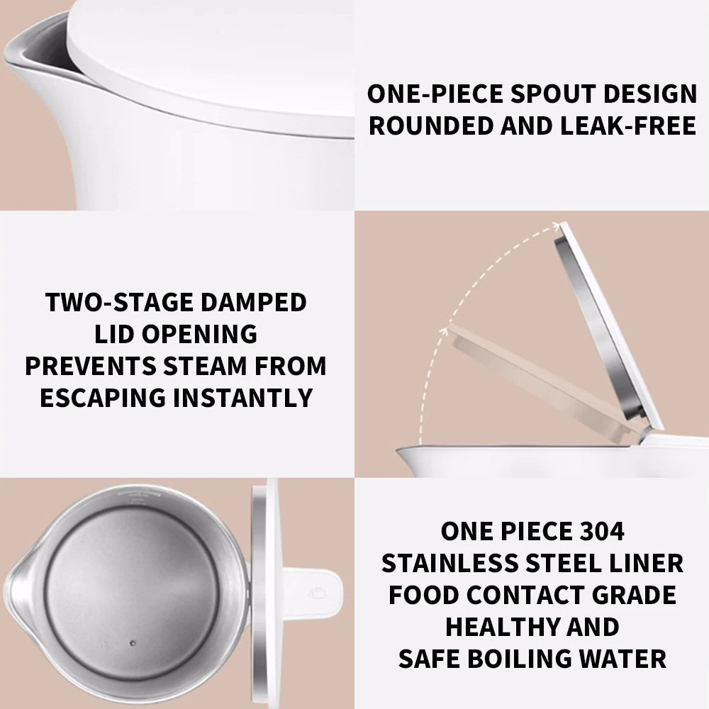 NEW MIJIA Smart Kettle 2 Pro Electric Kettles Kitchen Appliances LED Display 24H Intelligent Temperature Constant samovar