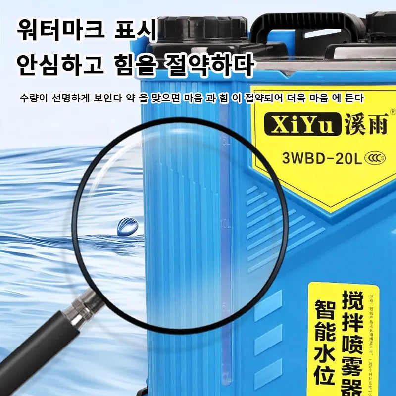 Upgrade Full-automatic Electric Stirring Sprayer Agricultural Backpack High Pressure Garden Irrigation Sprayer