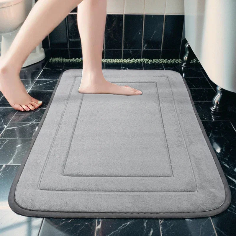 1PC Bath Mat & Bathroom Extra Thick & Soft Non Slip Super Absorbent Bathroom Rugs Bath Rug for Bathroom Floor Boden Matte 발매트