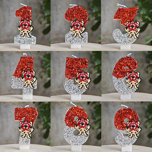 Stranger Things Character Candles (0–9)
Celebrate in style with themed number candles featuring Eleven, Robin, Steve & Dustin perfect for birthdays, cake décor, and unique gifts.