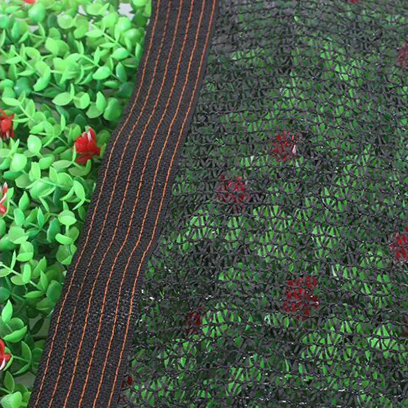 6X6m Black Shade Cloth with Grommets Sunblock Mesh Cover Anti-UV Garden Balcony Plant Sunshade Net Outdoor Greenhouse﻿﻿﻿﻿﻿﻿﻿﻿﻿﻿
