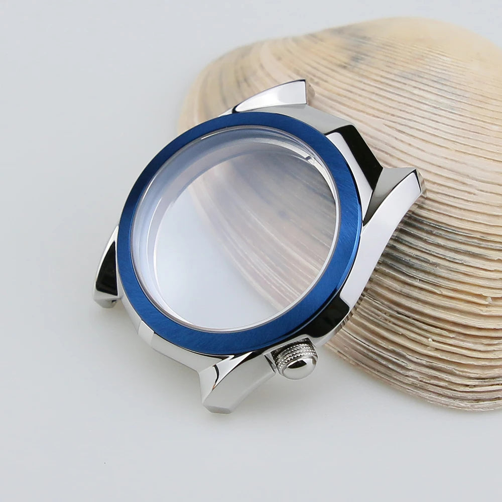 New Car Design 40mm 316L Stainless Steel Fit NH34 NH35 NH36 Movement Sapphire Glass Watch Case