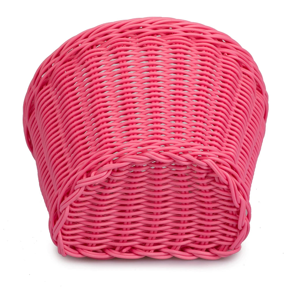Kids Bike Basket Cycling Handlebar Pouch Bicycle Wicker Baskets Child Scooter Front Storage Basket Children Bike Carrier Bags