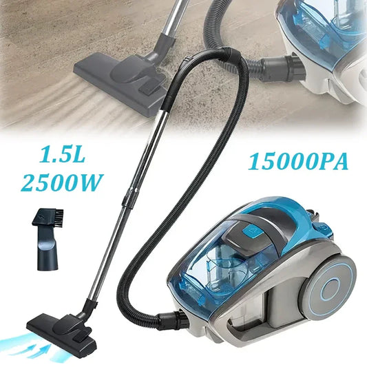 2500W Portable Vacuum Cleaner 15000PA Suction Household Multi-functional Dust Removal Mite Dry and Wet Dual Vacuum Cleaner 220V