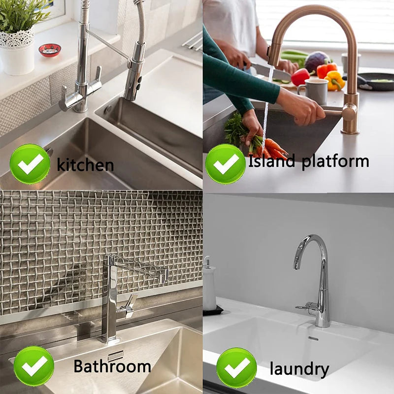 Silicone Faucet Drain Pad Kitchen Household Anti-Splash Non-Slip Faucet Pad Dry Foldable Washing Countertop Soap Non-Slip Pad