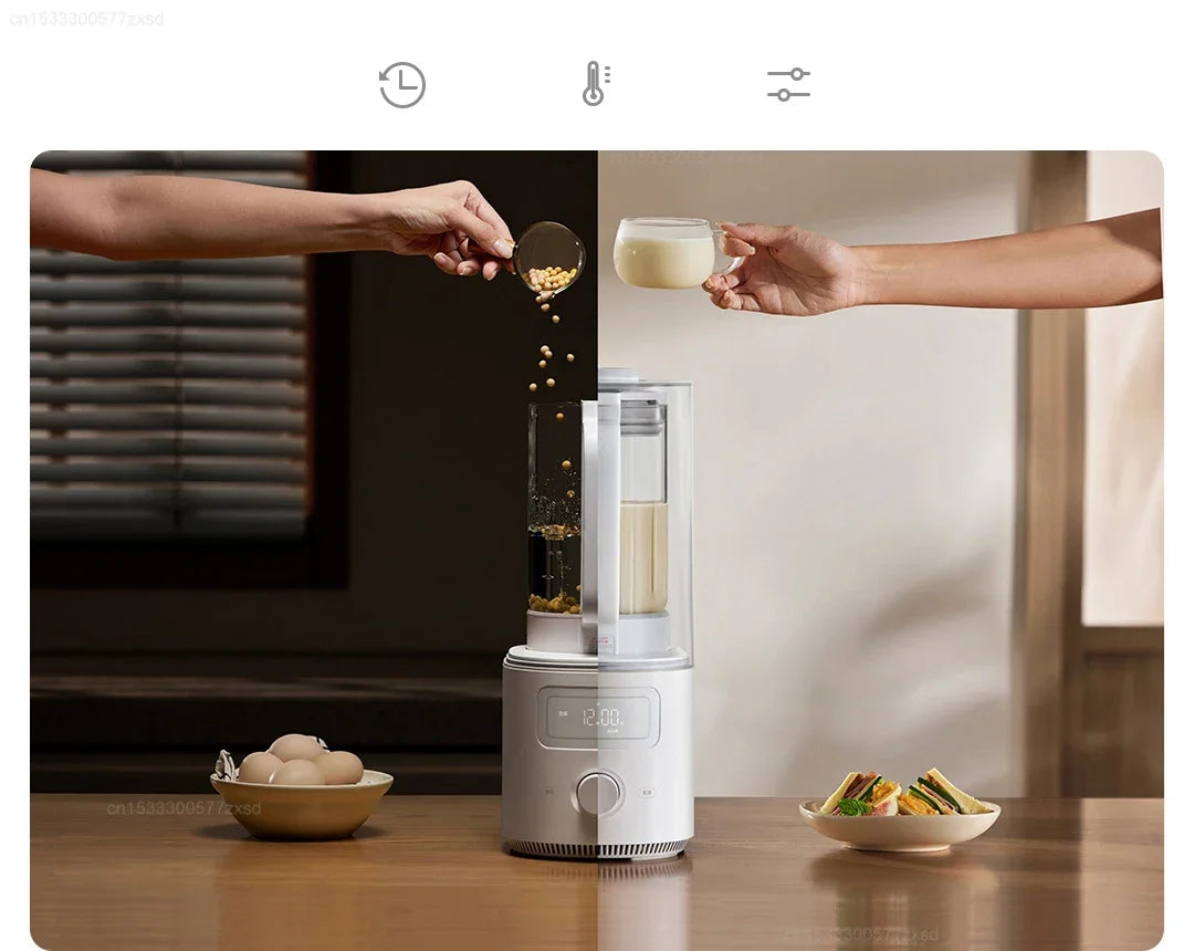 Mijia Smart Quiet Blender S2 Machine Kitchen Blenders Juicer Food Processors Soybean Milk Machine Mixer with Mi Home APP
