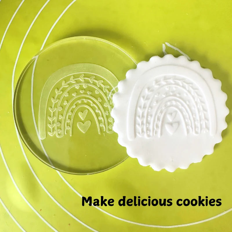 Baby Birthday Party  Acrylic Cookie Emboss, Baby Boy Baby Girl Cookie Stamp, Wild One Fondant Mold Cake Mould Baking Tool