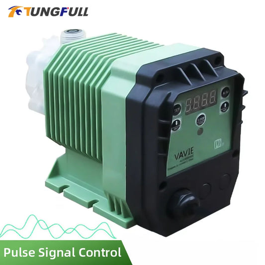 Acid Dosing Pump Electric Diaphragm Meterinng Pump 220V Acid Alkali Resistant Dosing Pump Pluse/4-20mA Micro Dosing Equipment