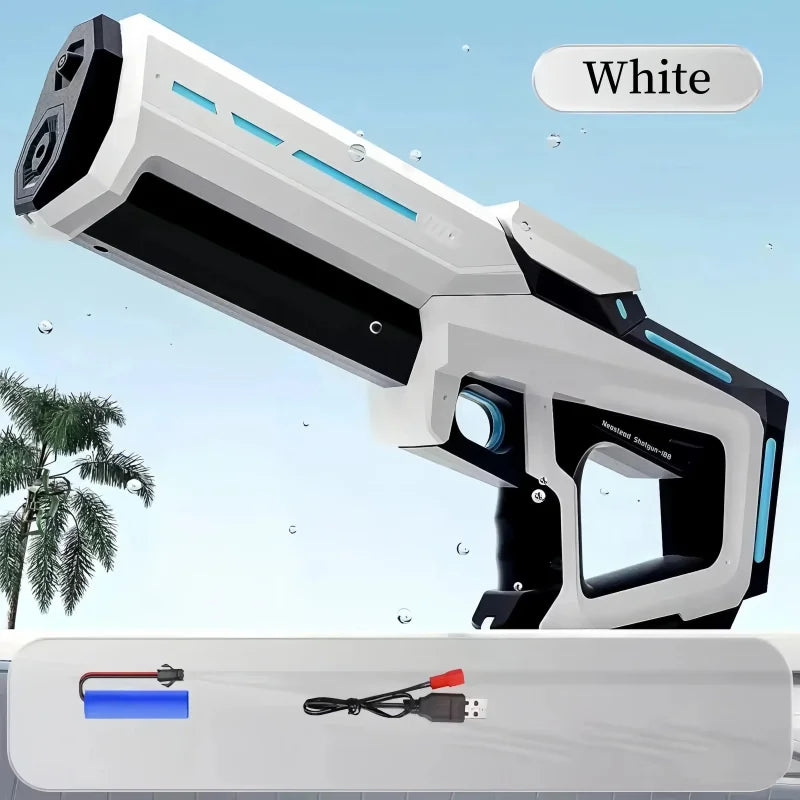 New electric water gun, automatic water suction, large-capacity continuous release, drift children's toy gift