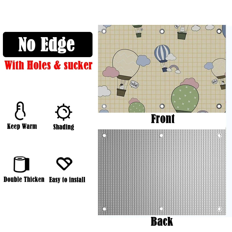Home Windows Sunshades Anti-UV Aluminum Foil Shading Screen Sunshine Room Shading Board Keep Warm Film Balcony Privacy Pad
