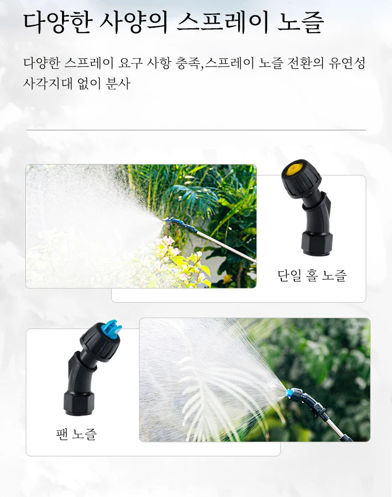 20L/10L/8L Electric Sprayer Back Irrigation Rechargeable Agricultural Gardening Tool High Pressure Atomizing Battery Sprayer